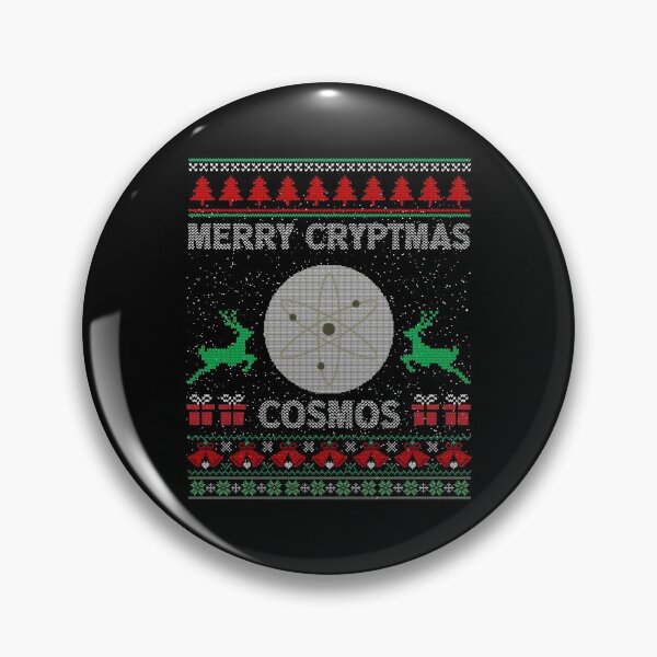 Item preview, Ugly Sweater Cosmos ATOM Coin Merry Cryptmas Christmas Crypto Token Cryptocurrency Blockchain Wallet designed and sold by AriellaGross.