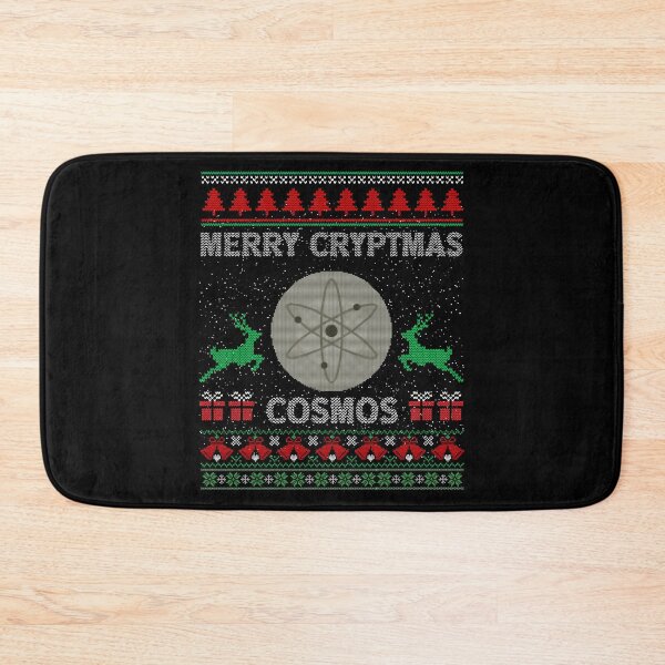 Item preview, Ugly Sweater Cosmos ATOM Coin Merry Cryptmas Christmas Crypto Token Cryptocurrency Blockchain Wallet designed and sold by AriellaGross.