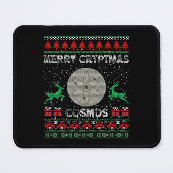 Item preview, Ugly Sweater Cosmos ATOM Coin Merry Cryptmas Christmas Crypto Token Cryptocurrency Blockchain Wallet designed and sold by AriellaGross.