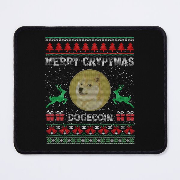 Item preview, Ugly Sweater Dogecoin DOGE Coin Merry Cryptmas Christmas Crypto Token Cryptocurrency Blockchain Wallet designed and sold by AriellaGross.