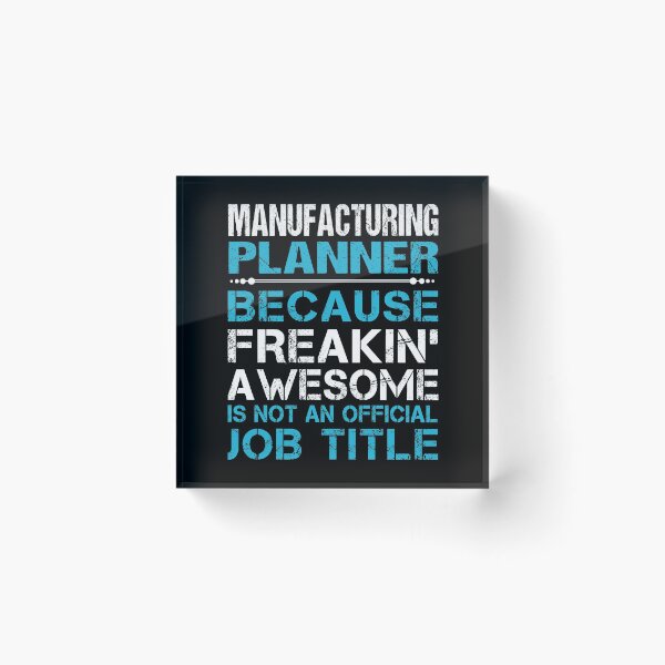 Item preview, Manufacturing Planner T Shirt - Freaking Awesome Job Gift Item Tee designed and sold by oetate4774.