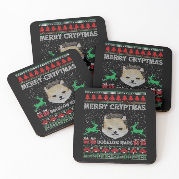 Item preview, Ugly Sweater Dogelon Mars ELON Coin Merry Cryptmas Christmas Crypto Token Cryptocurrency Blockchain Wallet designed and sold by AriellaGross.