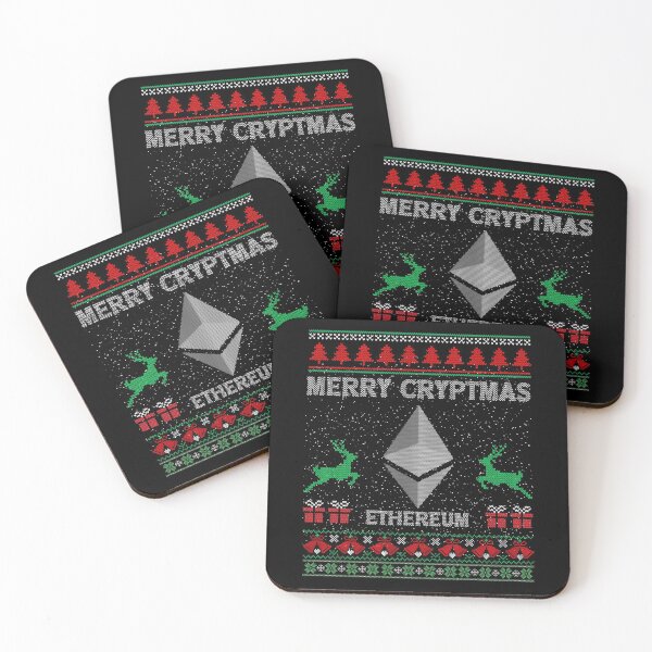 Item preview, Ugly Sweater Ethereum ETH Coin Merry Cryptmas Christmas Crypto Token Cryptocurrency Blockchain Wallet designed and sold by AriellaGross.