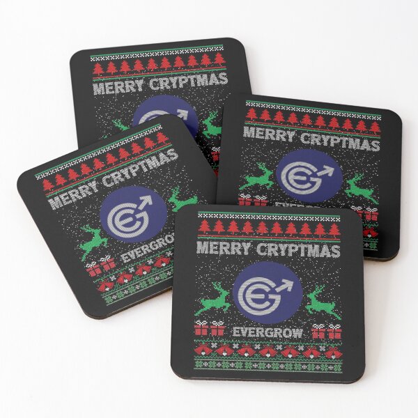 Item preview, Ugly Sweater Evergrow EGC Coin Merry Cryptmas Christmas Crypto Token Cryptocurrency Blockchain Wallet designed and sold by AriellaGross.