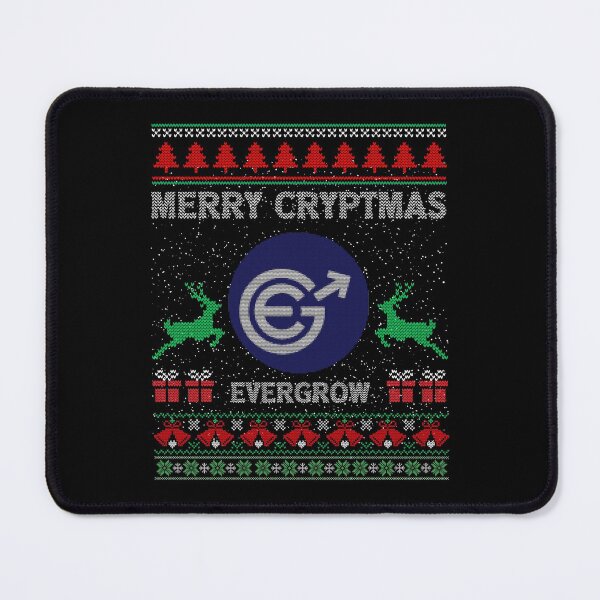 Item preview, Ugly Sweater Evergrow EGC Coin Merry Cryptmas Christmas Crypto Token Cryptocurrency Blockchain Wallet designed and sold by AriellaGross.