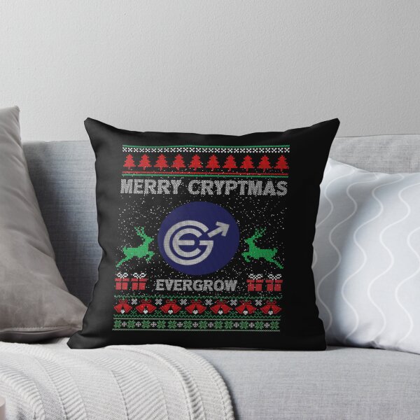 Item preview, Ugly Sweater Evergrow EGC Coin Merry Cryptmas Christmas Crypto Token Cryptocurrency Blockchain Wallet designed and sold by AriellaGross.