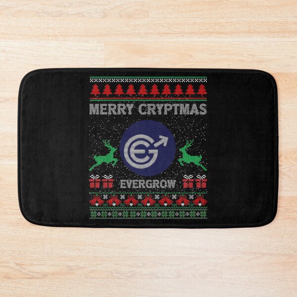 Item preview, Ugly Sweater Evergrow EGC Coin Merry Cryptmas Christmas Crypto Token Cryptocurrency Blockchain Wallet designed and sold by AriellaGross.