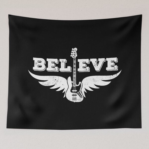 Item preview, Believe Guitar Wings J-Style Bass Guitar designed and sold by nightsworthy.