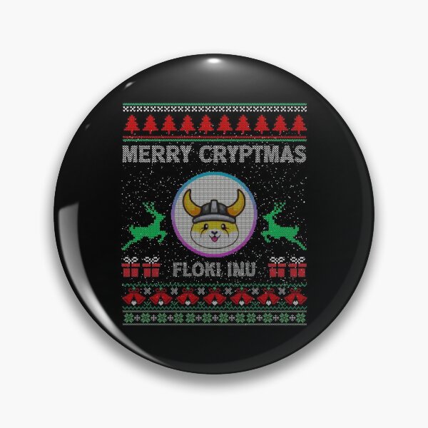Item preview, Ugly Sweater Floki Inu Coin Merry Cryptmas Christmas Crypto Token Floki Army Cryptocurrency Blockchain Wallet designed and sold by AriellaGross.