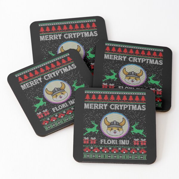 Item preview, Ugly Sweater Floki Inu Coin Merry Cryptmas Christmas Crypto Token Floki Army Cryptocurrency Blockchain Wallet designed and sold by AriellaGross.