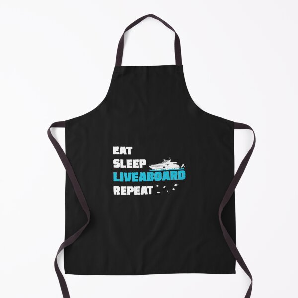 Item preview, Eat Sleep Liveaboard Repeat Scuba Dive Boat Ship designed and sold by AnitaJGreenspan.