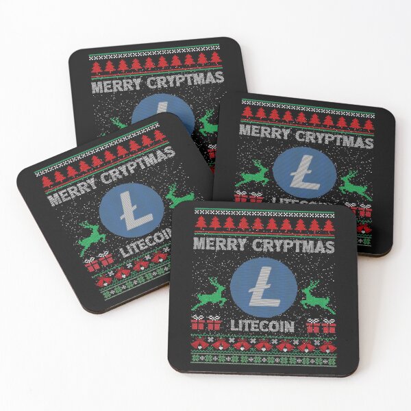 Item preview, Ugly Sweater Litecoin LTC Coin Merry Cryptmas Christmas Crypto Token Cryptocurrency Blockchain Wallet designed and sold by AriellaGross.