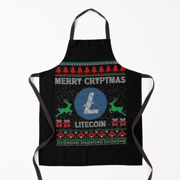 Item preview, Ugly Sweater Litecoin LTC Coin Merry Cryptmas Christmas Crypto Token Cryptocurrency Blockchain Wallet designed and sold by AriellaGross.