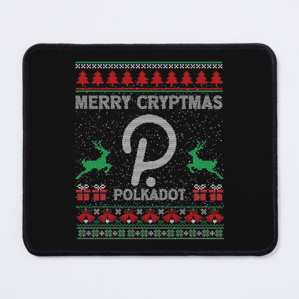 Item preview, Ugly Sweater Polkadot DOT Coin Merry Cryptmas Christmas Crypto Token Cryptocurrency Blockchain Wallet designed and sold by AriellaGross.