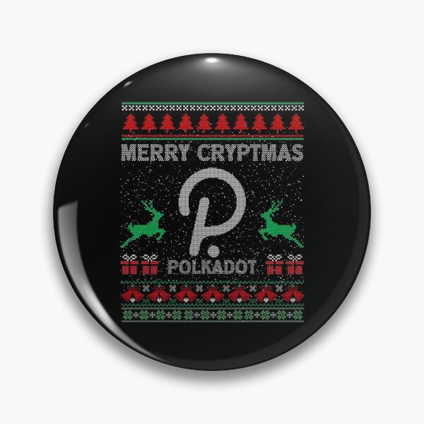 Item preview, Ugly Sweater Polkadot DOT Coin Merry Cryptmas Christmas Crypto Token Cryptocurrency Blockchain Wallet designed and sold by AriellaGross.