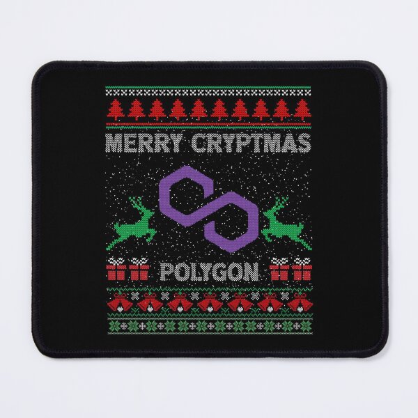 Item preview, Ugly Sweater Polygon Matic Coin Merry Cryptmas Christmas Crypto Token Cryptocurrency Blockchain Wallet designed and sold by AriellaGross.