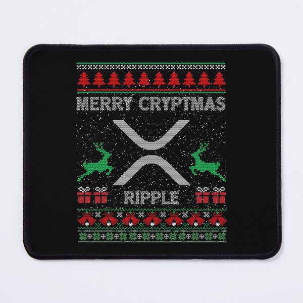 Item preview, Ugly Sweater Ripple XRP Coin Merry Cryptmas Christmas Crypto Token Cryptocurrency Blockchain Wallet designed and sold by AriellaGross.