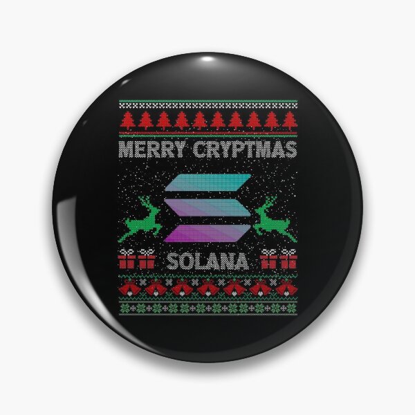 Item preview, Ugly Sweater Solana Coin SOL Merry Cryptmas Christmas Crypto Token Blockchain Cryptocurrency Wallet designed and sold by AriellaGross.