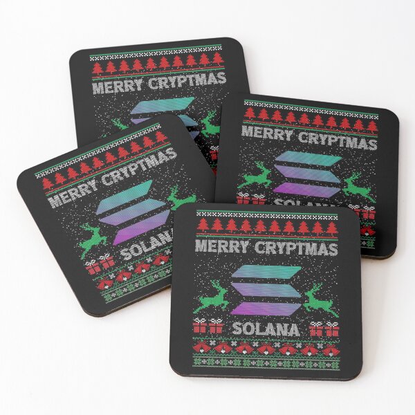 Item preview, Ugly Sweater Solana Coin SOL Merry Cryptmas Christmas Crypto Token Blockchain Cryptocurrency Wallet designed and sold by AriellaGross.