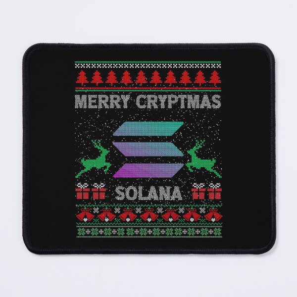 Item preview, Ugly Sweater Solana Coin SOL Merry Cryptmas Christmas Crypto Token Blockchain Cryptocurrency Wallet designed and sold by AriellaGross.