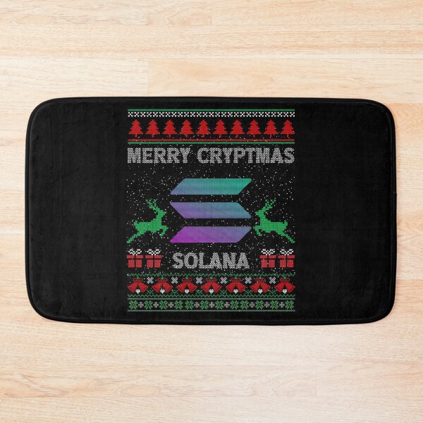 Item preview, Ugly Sweater Solana Coin SOL Merry Cryptmas Christmas Crypto Token Blockchain Cryptocurrency Wallet designed and sold by AriellaGross.