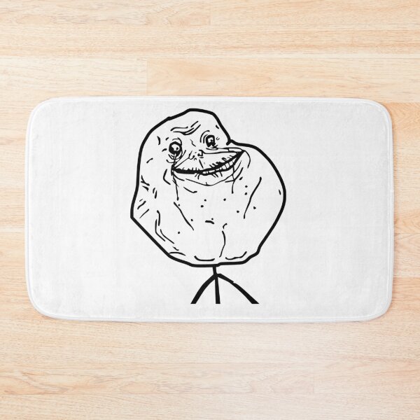 Item preview, Forever Alone Face Head Meme designed and sold by FunnyThings01.
