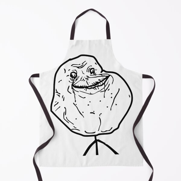 Item preview, Forever Alone Face Head Meme designed and sold by FunnyThings01.