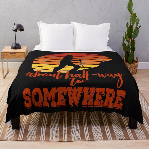 Item preview, About half-way to somewhere-hiking. designed and sold by DesignedBySnip.