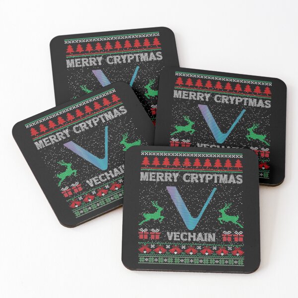 Item preview, Ugly Sweater Vechain VET Coin Merry Cryptmas Christmas Crypto Token Cryptocurrency Blockchain Wallet designed and sold by AriellaGross.