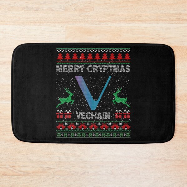 Item preview, Ugly Sweater Vechain VET Coin Merry Cryptmas Christmas Crypto Token Cryptocurrency Blockchain Wallet designed and sold by AriellaGross.