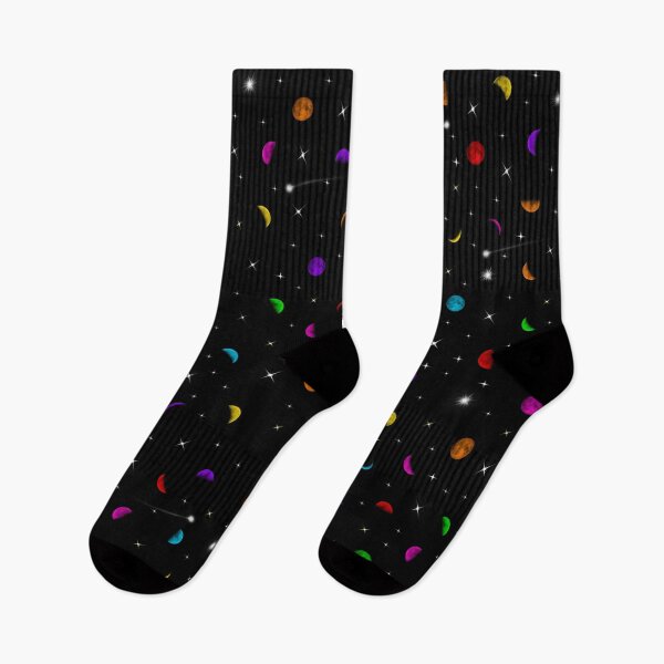 Item preview, Rainbow Moons and Stars Pattern designed and sold by DoggoTankDesign.
