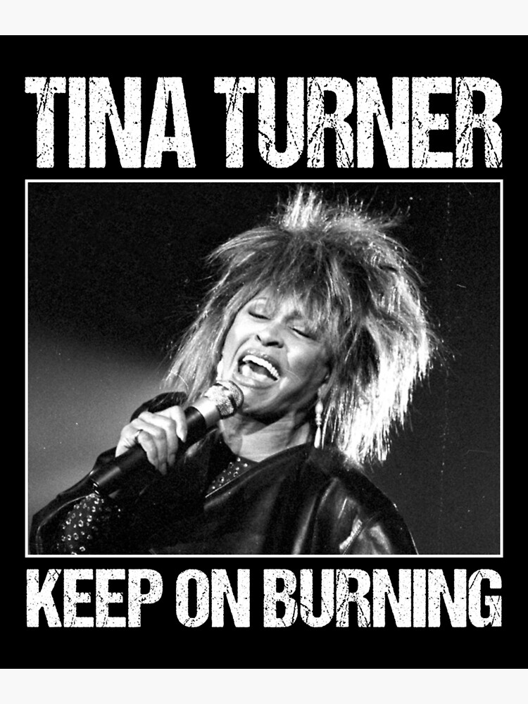 "Retro Classic Tina Turner Keep On Turning" Poster by FabianAuer