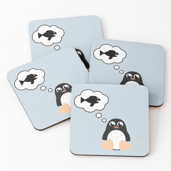 Item preview, Forever hungry (penguin) designed and sold by Nesro34.