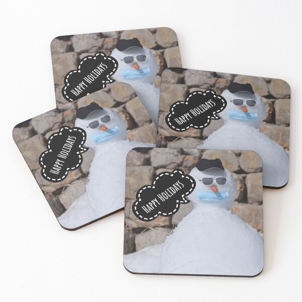 Item preview, Happy Holidays Meme with a Snowman designed and sold by DanaLauraPhoto.