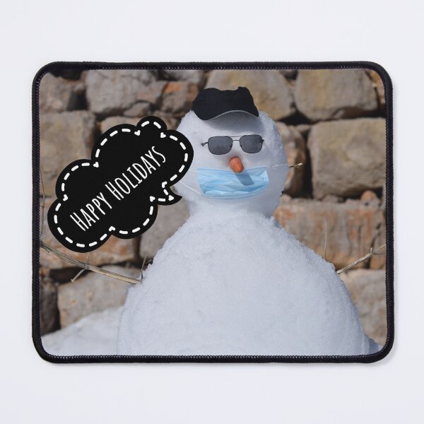 Item preview, Happy Holidays Meme with a Snowman designed and sold by DanaLauraPhoto.