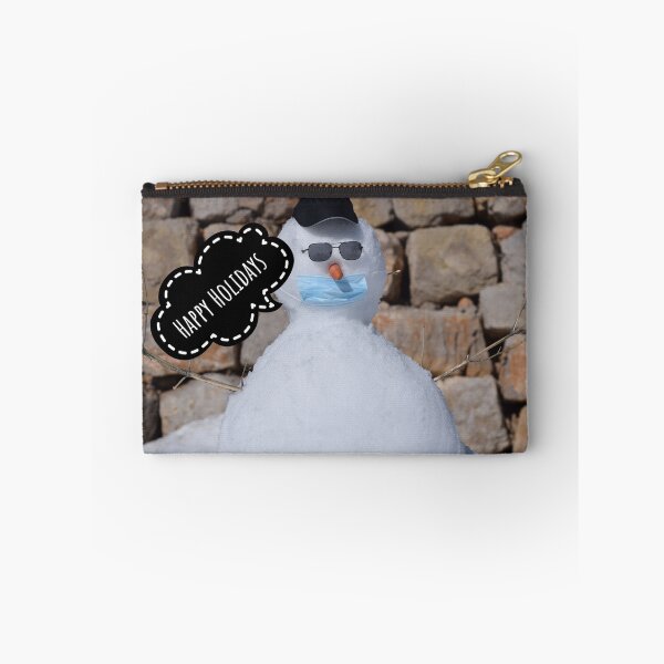 Item preview, Happy Holidays Meme with a Snowman designed and sold by DanaLauraPhoto.