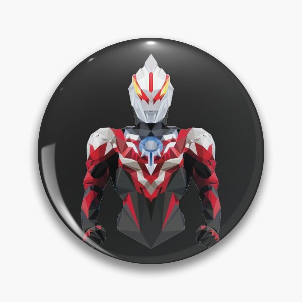 Item preview, Ultraman Orb Thunder Breastar (Low Poly Art) designed and sold by mattzwug-draws.
