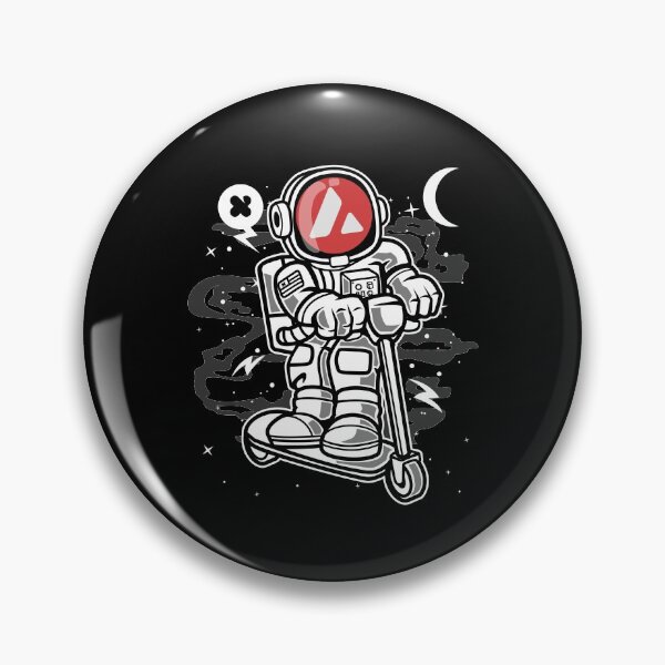 Item preview, Astronaut Scooter Avalanche Avax Coin To The Moon Crypto Token Blockchain Cryptocurrency Wallet designed and sold by JaxonBrown.