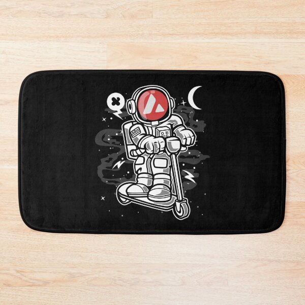 Item preview, Astronaut Scooter Avalanche Avax Coin To The Moon Crypto Token Blockchain Cryptocurrency Wallet designed and sold by JaxonBrown.