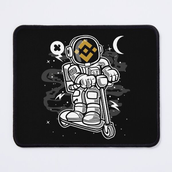 Item preview, Astronaut Scooter Binance BNB Coin To The Moon Crypto Token Blockchain Cryptocurrency Wallet designed and sold by JaxonBrown.
