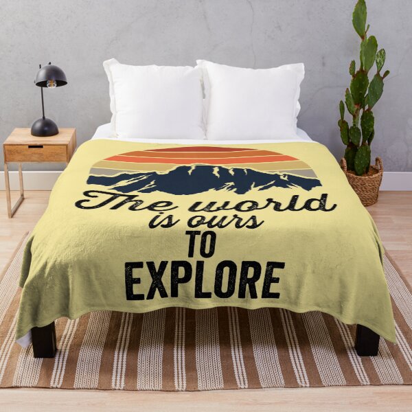 Item preview, The world is ours to explore-hiking. designed and sold by DesignedBySnip.