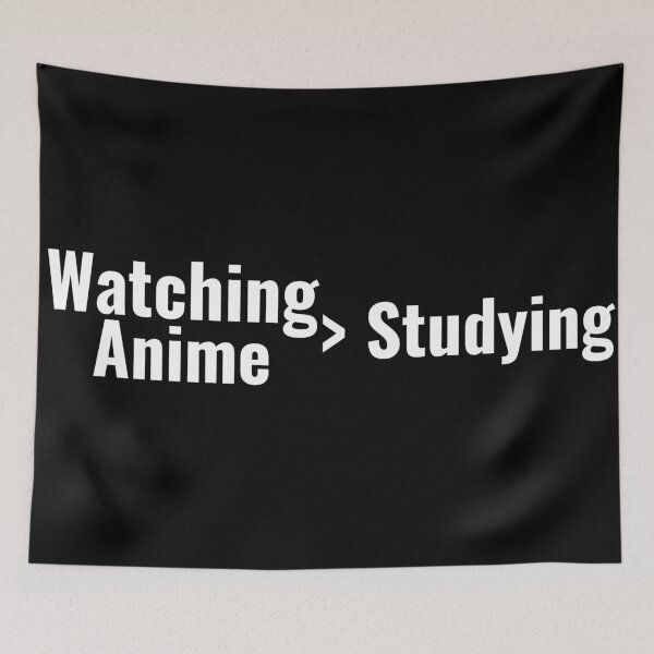 Item preview, Watching Anime > Studying designed and sold by Edenjodie.