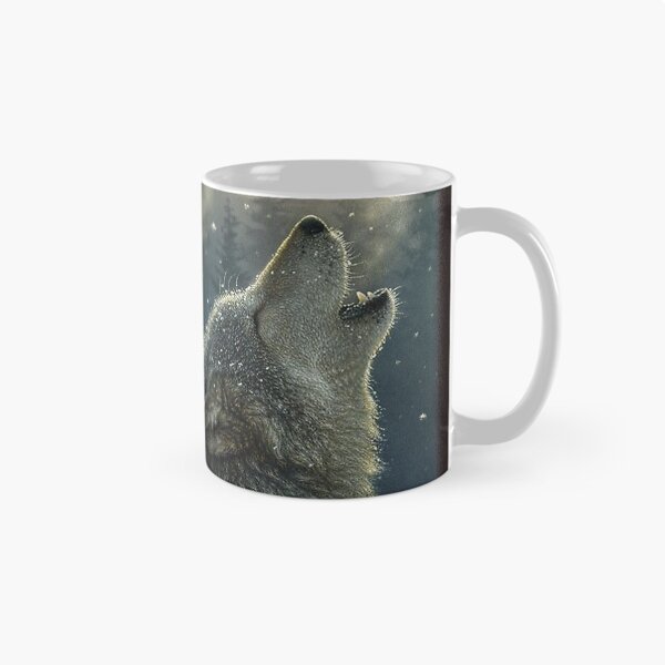 Item preview, Three Wolves Howling at the Moon - Wolf Lover designed and sold by ScottSlade.