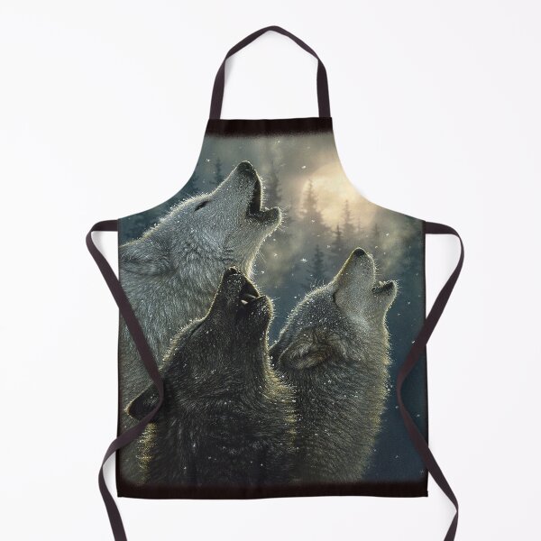 Item preview, Three Wolves Howling at the Moon - Wolf Lover designed and sold by ScottSlade.