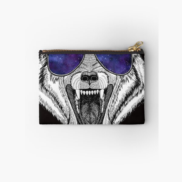 Item preview, Wolf in Retro Sunglass Frame, Wolves Lover designed and sold by ScottSlade.