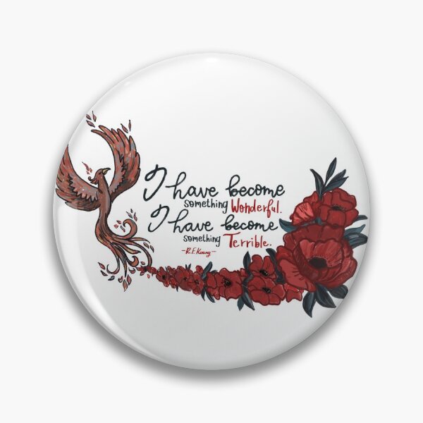 Item preview, The Poppy War | Bookish Quote designed and sold by MadebyRebee.