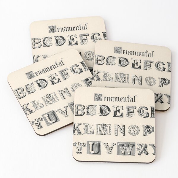 Item preview, Vintage Alphabet designed and sold by katrinaissilly.