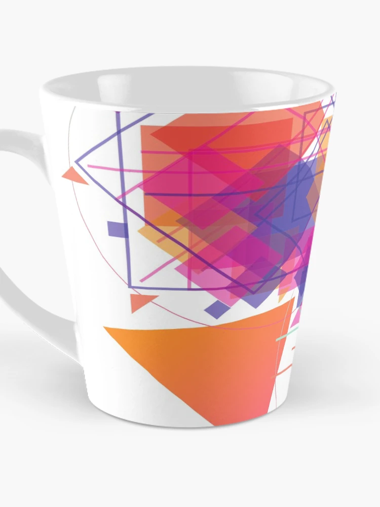 Thumbnail 3 of 4, Coffee Mug, Abstract Geometry designed and sold by AztecLime.