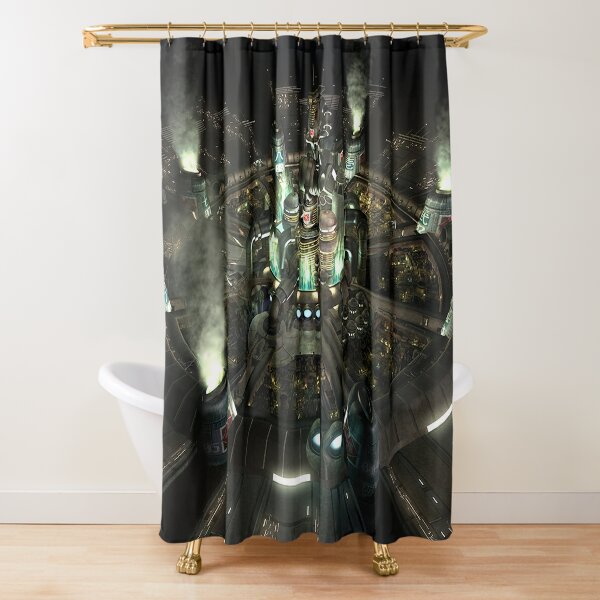 Disover Midgar [Original] Shower Curtain