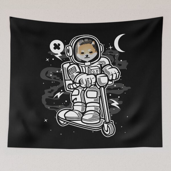 Item preview, Astronaut Scooter Dogelon Mars ELON Coin To The Moon Crypto Token Blockchain Cryptocurrency Wallet designed and sold by JaxonBrown.